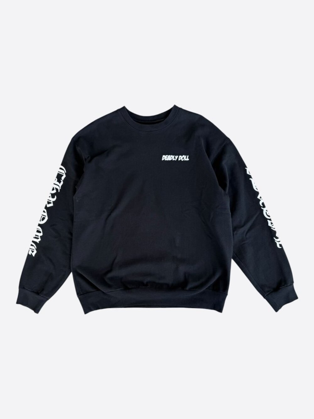Chrome Hearts Black & White Deadly Doll Sweater